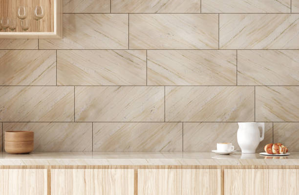Wall tiles and porcelain wall tiles in the modern interiors.