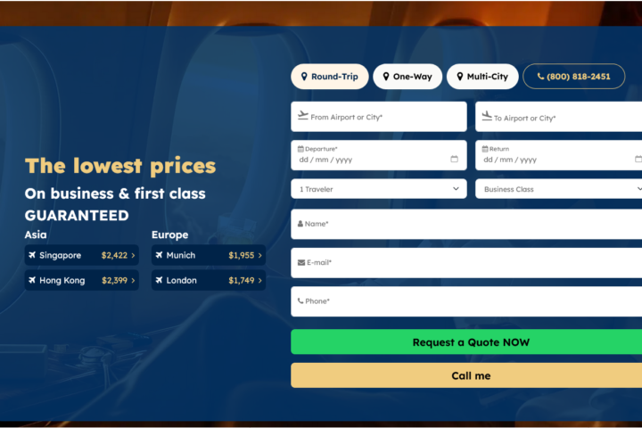cheap business class tickets